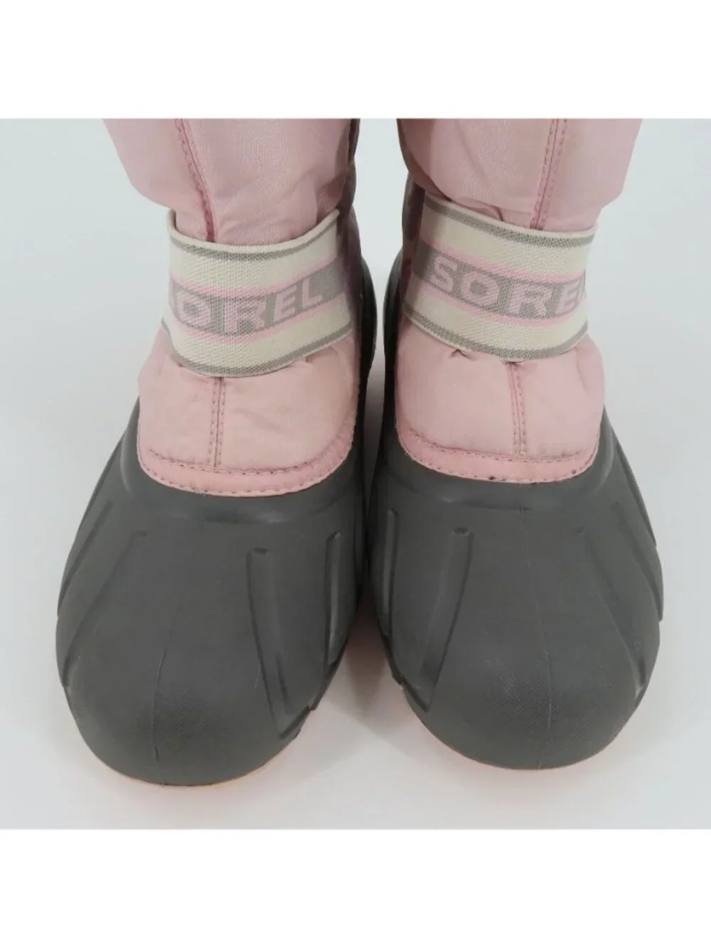 Sorel Womens 7 Cub NY1799-636 Pink Gray Floral Flower Felt Lined Winter Boots